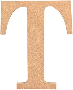 MDF Letter 5" / 12.5cm Height Raw 9mm 3/8" thick (PLYBOX BASICS COLLECTION ) Wooden Letters and Numbers for Art Crafts, Party, Bar, Lettering, Quotes, Signs, Single Piece (J)