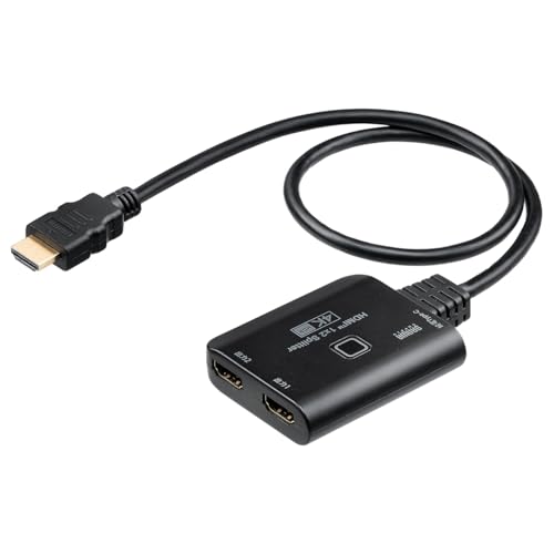 Amazon | サンワダイレクト HDMI分配器 1入力2出力 4K/60Hz対応 ダウン