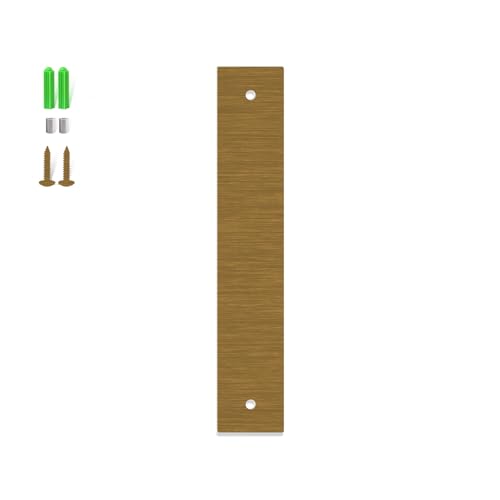 Stainless Steel House Numbers,Bronze Stainless Steel Metal Modern Door Garden Mailbox Apartments Outside Farm Decorative Letters Numbers, with Nail Kit, Visibility Signage (Bronze-I, 16 in)