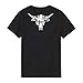 WWE The Rock Brahma Bull Authentic T-Shirt Black/White Medium