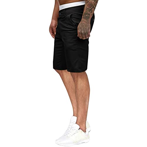 Pantalon de jogging cargo slim noir à fermeture éclair technique