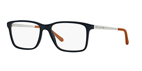 Ralph Lauren Men's Rl6133 Rectangular Prescription Eyewear Frames, Silver/Demo Lens, 54 Mm #TOP1