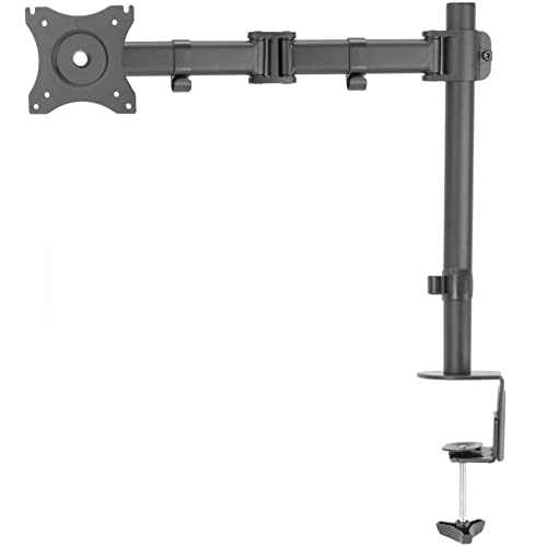 CableMarkt - Soporte Ajustable de Mesa para Pantallas 13’’ a 27’’ de TV LCD y monitores Negro