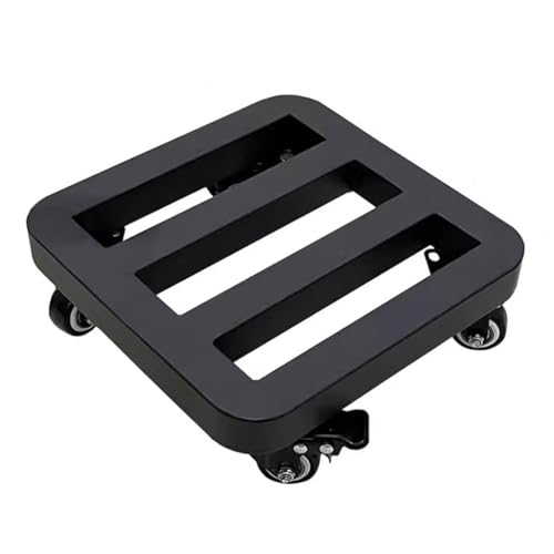 Support à plantes en métal robuste roulette pot fleur extérieur intérieur - 2