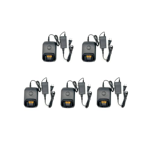 5 Pack WPLN4226 WPLN4232 Rapid Charger for PMNN4077 PMNN4409 R7 XPR7350e XPR7550e XPR7580e XPR3300e XPR3000e XPR3500e XPR3300 XPR6550 XPR6580 XPR7350 XPR7550 APX4000 Portable Radio