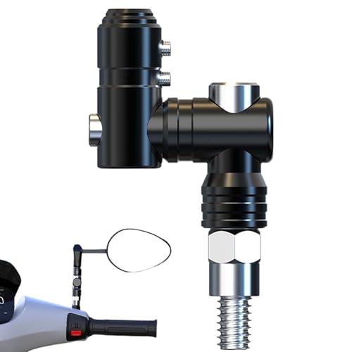 Soportes de espejos para motocicleta, extensor de espejo retrovisor de motocicleta, piezas para deportes motorizados - Accesorios de camping, ciclismo, fitness al aire libre para hombres, mujeres y