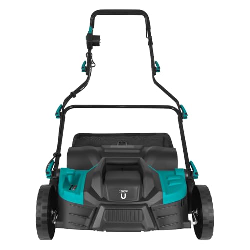 VONROC Scarificateur - Aérateur - 1500W - largeur de coupe 36 cm - 5 réglages : 4 réglages de profondeur de coupe (12/9/6/3 mm) + 1...