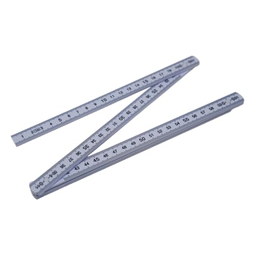 Dapetz ® Folding Ruler 1 Meter 3ft– Durable, Elastic, and Stable with Duplex Division, Measuring Tool for Home, Workshop, Hobby, and Craft Use 1000mm