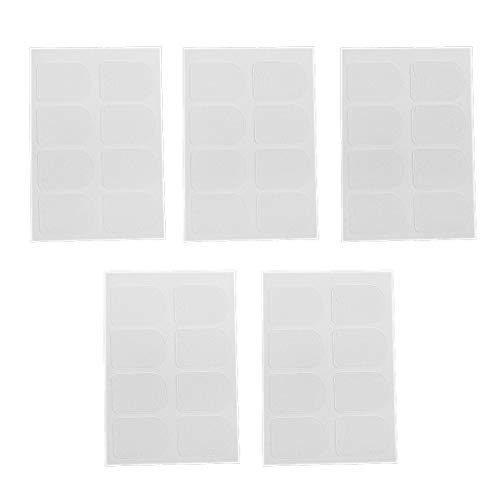 Almencla 40 stuks mondstukken patches pads kussen voor Alto saxofoon klarinet accessoires, transparant