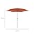 Best Choice Products 10ft Outdoor Steel Polyester Market Patio Umbrella w/Crank, Easy Push Button, Tilt, Table Compatible - Rust