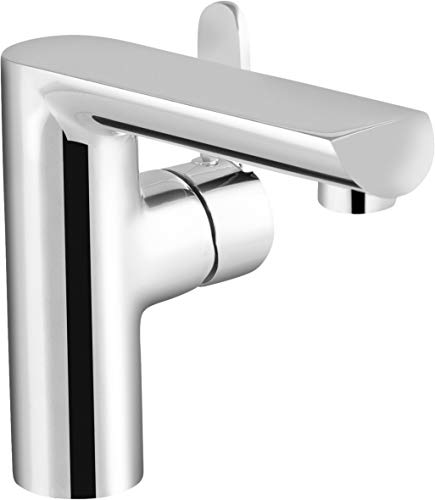 Cornat Wastafelmengkraan"Semme" - verchroomd messing lichaam - moeiteloze schachtbevestiging - met drukafvoerventiel/hogedruk-kraan/kraan voor badkamer/wastafelarmatuur / SEM1