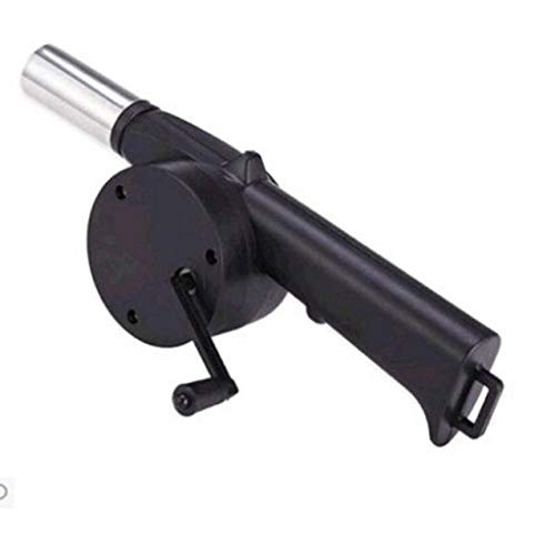 Outdoor Fan Air Blower Barbecue Fire Bellows Hand Crank Tool Stove Accessories