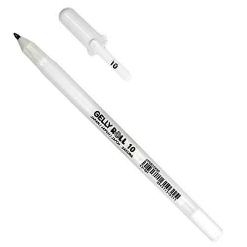 Stylos roller SAKURA Gelly Roll blancs pointe large pour bullet journal - 3