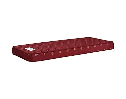 Image of SLEEPSPA Back Support Orthosense Cocopedic Tech. 4 Inch Single Size Coir Foam Mattress (LxW: 75X36 Inch) Back Pain Relief, Cotton Fabric, Stress Relief Sleep, Orthopedic Bed Mattress, 5 Year Warranty