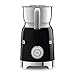 SMEG Retro 50's Style Milk Frother with 2 Disks 6 Preset Programs Hot or Cold Frothing and Induction Heating (Black)