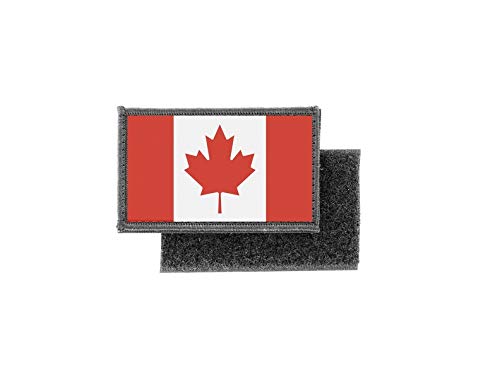 ferro grande toppa o cucito sulla bandiera di paese Canada