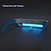 Lukirch Red Light Therapy Glasses 670nm – Eye Comfort & Visual Wellness, Blue Light Therapy Support for Sleep, Circadian Rhythm, Jet Lag & Seasonal Mood, Red & Blue (2-in-1)
