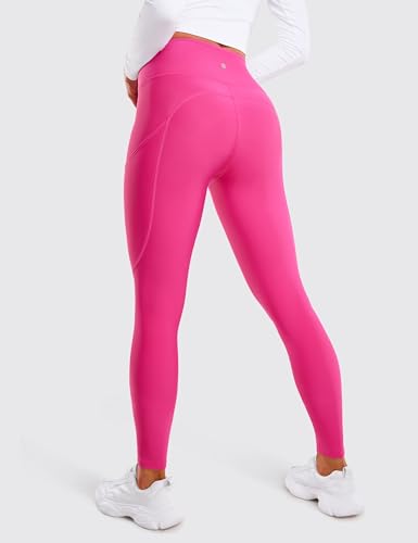 Image of CRZ YOGA Fleece Thermal Leggings Pockets 28'' | Casual, Full Length, Winter, Warm, for Women