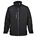 Produktbild PORTWEST Softshell-Jacke (3-lagig), Farbe: Schwarz, Größe: 4XL, TK50BKR4XL