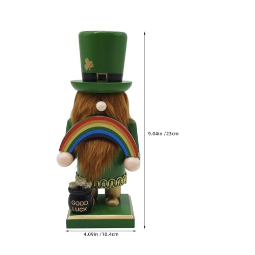 Casse-noisette Soldat trèfle en bois pour la Saint-Patrick - 2