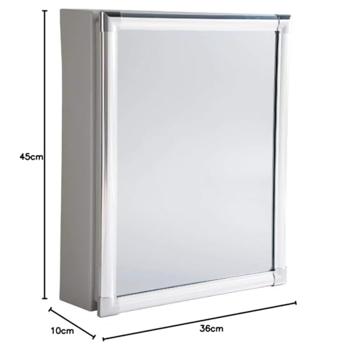 Armário Alumínio 45x36x10cm Embutir/sobrepor Al 43*cz2 Astra