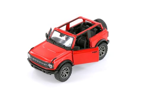 Modelo 2022 Bronco Open Top rojo 1:34 miniatura 5