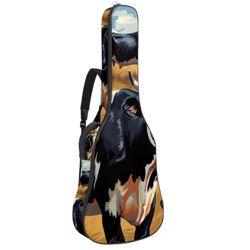 Sac pour guitare acoustique étanche 40/41/42 pouces housse vache multicolore