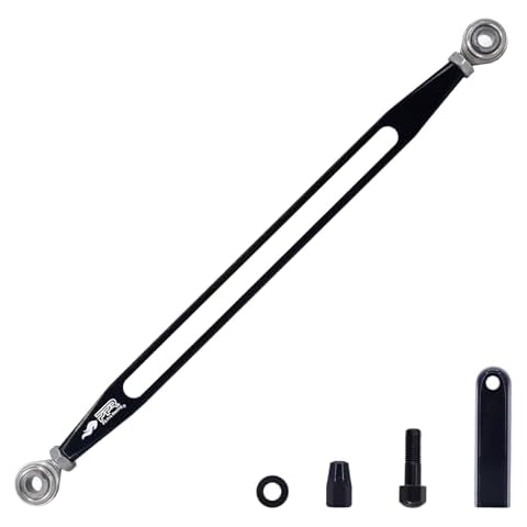 PPR PIT PRO RACING Shift Linkage, Connection Rod Gear Shift Rod Compatible for Street Glide, Electra Glide, Road Glide, Tri Glide, Softail 1986-2024 (Black-B) Cover
