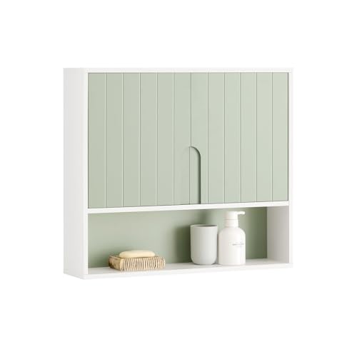 SoBuy Hängeschrank für Badezimmer und Küche Wandmontierter Badschrank...