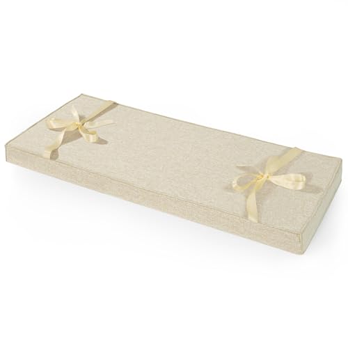 ROFIELTY Bench Cushion for Indoor Furniture Light Brown, 39x17x2 inch by ROFIELTY - Used condition - US$35.14