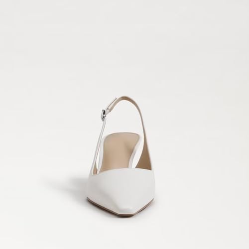 olomisa Slingback Pumps for Women, Kitten Heels with Pointed Toe Low Heel Sandals Ankle Buckle Strap Heels Slip-On Pumps3