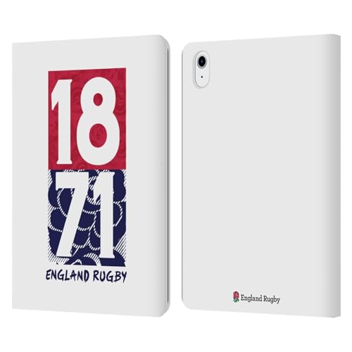 Funda de cuero England Rugby Union para iPad Air 2020 2022 de Head Case Designs