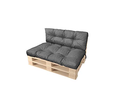 Pillows24 Palettenkissen 8-teiliges Set | Palettenauflage Polster für Europaletten | Hochwertige Palettenpolster… – Bild 4