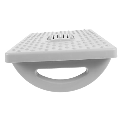 VILLFUL Poggiapiedi Sotto la Scrivania in Plastica Antiscivolo Sgabello Rotelle Design Multifunzionale per Ufficio e Relax