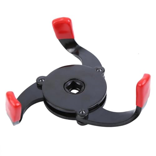 OFKSEWPA Samger Universal 3 Jaw Oil Filter Wrench Tool for Cars Compatible with Most Vehicle Oil Filter Removers Car Engine Oil Filter Removal Special Tool
