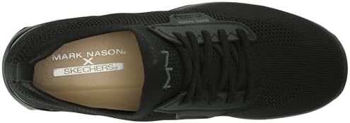 Skechers Women's A Wedge-Haydee Sneaker, Black/Black, 8 | Image 4