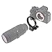 Hersmay Tripod Collar Mount Ring for Sigma 100-400 F5-6.3 DG DN OS Lens(E Mount/L Mount/FX Mount),for Sigma 105mm F1.4 DG HSM Art(EF Mount/FX Mount/E Mount/L Mount) Built-in Arca Quick Release Plate