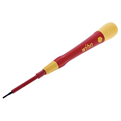 Image of Wiha PicoFinish Insulated Precision Screwdriver Set, 5-Piece Kit | 1000V VDE certified, PicoFinish precision grip, hex torque control, tested to 10,000 volts, made in Germany
