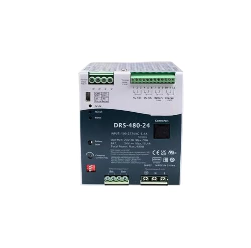 Alimentation 480W 24V 36V 48V DRS-480-24 boîtier métal premium