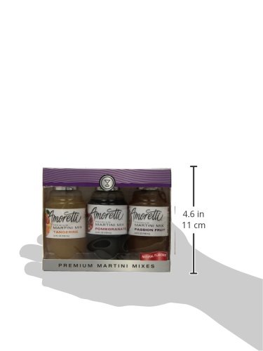 Miniatura 3 de Amoretti Mezcla de cóctel prémium de Martini Exotic Minis, mandarina, granada y maracuyá, 3 unidades