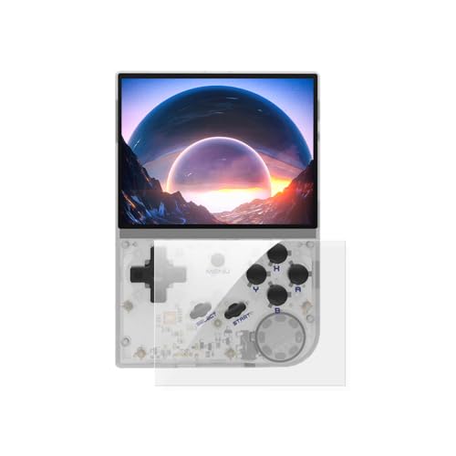 RG35XX Handheld Game Console, Dual System with Garlic OS Linux System, 64G TF Card 5400+ Classic Games, 3.5-inch IPS Screen, Retro Games Console Handheld Emulator Console for Adults Kids