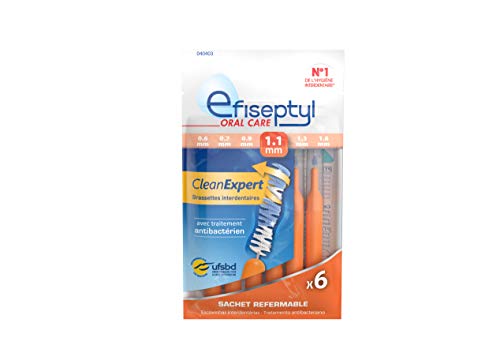 EFISEPTYL - 6 cepillos Clean Expert (1,1 mm) Cover