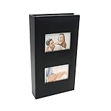 Fotoalbum Einsteckalbum, Fotobuch 300 Fotos PU-Leder Einsteckalben für Familien Hochzeit Jahrestag, 18 x 33.5 x 5.5cm