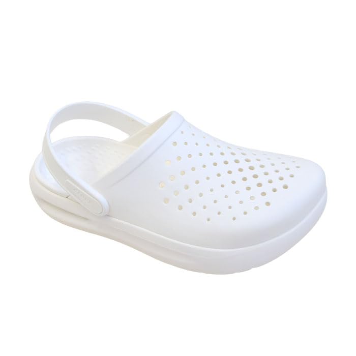 Crocs InMotion Clog - Zuecos unisex para adultos, Blanco/blanco, 41/42 EU