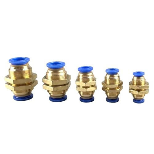 Raccord pneumatique droit PM 4mm pour cloison | Union rapide