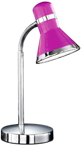 Honsel Leuchten 59831 - Lampada da tavolo in cromo...