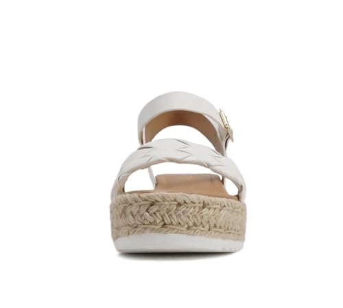 Image of Soda CLIP ~ Women Open Toe Ankle Strap Platform Espadrille Sandal