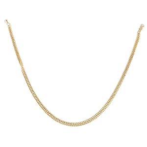 SOIMISS 1 PC Chain Punk Necklace Curb Link Chain Creative Chain Punk Style Chain Necklace Trendy Accessories Men Accessories Mens Chains Men Chains Para Hombres Golden Titanium Steel