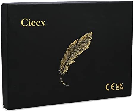 Cieex Quill Pen and Ink Set with Leather Notebook Vintage Calligraphy Set for Beginners Classic and Elegant Gifts for Him Men Dad