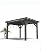 GAOMON 10 X 12 FT Wood Pergola, Solid Structure, Retractable Shade Canopy, Outdoor Wooden Pergola for Patio, Backyard, Deck, Garden